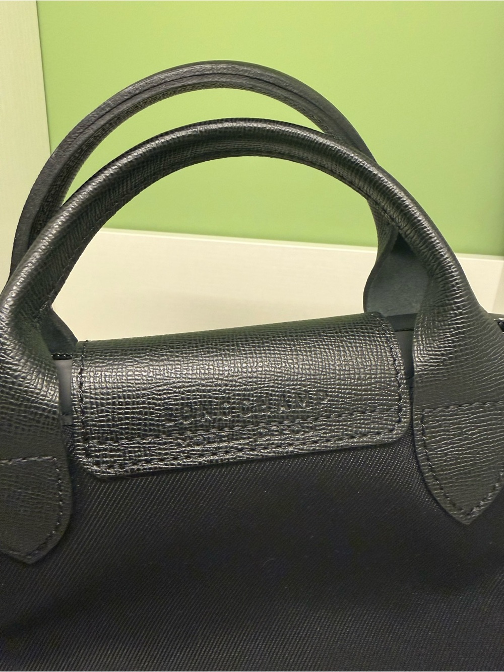 Longchamp Le Pliage Energy XS Handbag in Black Canvas - Picture 6 of 10